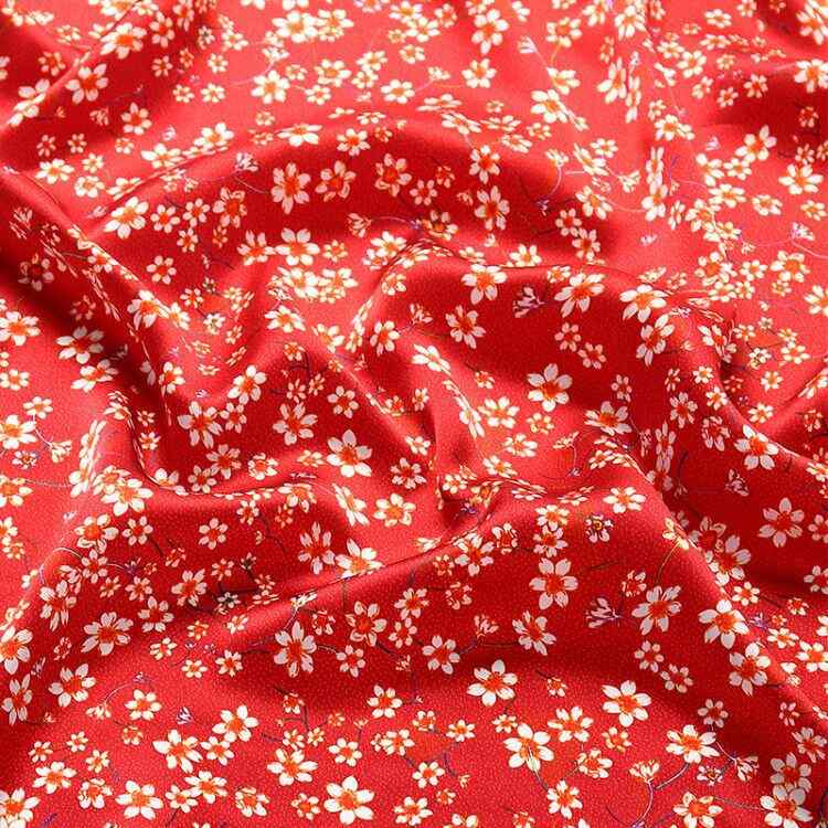 Floral Silk Fabric